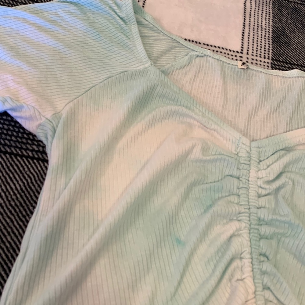 Tie Dye Ruched Top - Picture 3 of 5